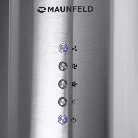 Вытяжка каминная Maunfeld Lee Light Isla 35 Inox нержавеющая сталь управление: кнопочное (1 мотор)