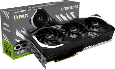 Видеокарта Palit PCI-E 4.0 RTX4070Ti SUPER GAMINGPRO OC NV RTX4070TI Super 16Gb 256bit GDDR6X 2340/2