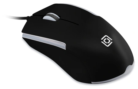 Мышь Оклик 245M черный оптическая (1000dpi) USB (3but)