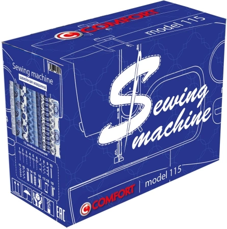 Швейная машина Comfort 115 белый/синий