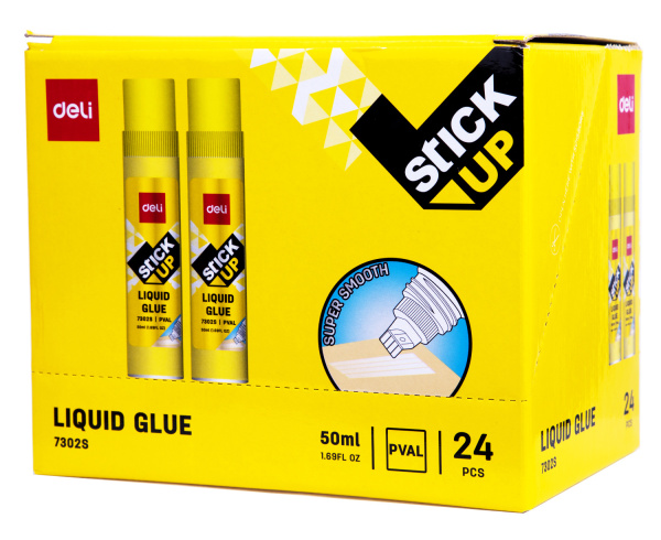 Клей жидкий Deli E7302S 50мл прозрачный