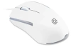 Мышь Оклик 245M белый оптическая (1000dpi) USB (3but)