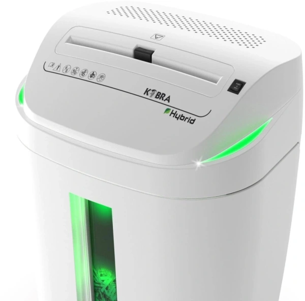 Шредер Kobra S4-Hybrid E/S серый (секр.Р-2)/ленты/20лист./40лтр./скрепки/скобы/пл.карты/CD