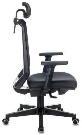 Кресло руководителя Бюрократ Expert черный TW-01 38-418 сетка/ткань с подголов. крестов. пластик