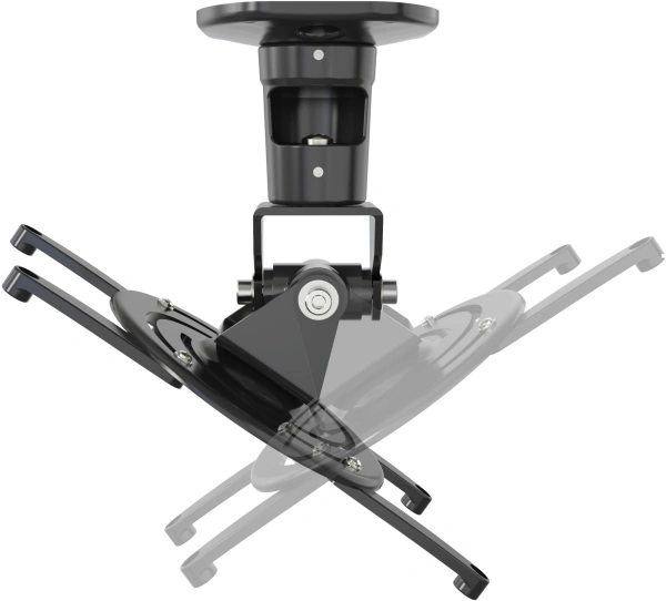 Кронштейн для проектора Cactus CS-VM-PR01-BK черный макс.10кг потолочный поворот и наклон