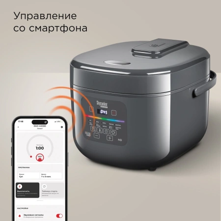 Мультиварка Redmond MC100S 5л 860Вт серый
