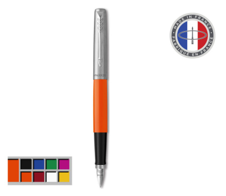Ручка перьев. Parker Jotter Originals F60 (2096881) Orange CT M сталь нержавеющая блистер