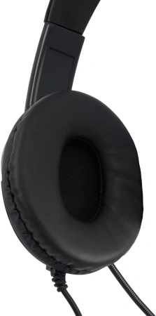 Наушники с микрофоном Оклик HS-M400 черный 1.8м накладные оголовье (1532019)