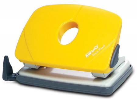 Дырокол Kw-Trio Vortex Smart 91P0 макс.:16лист. металл/пластик ассорти отв.:2 с линейкой