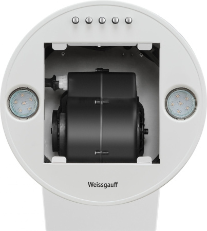 Вытяжка каминная Weissgauff Tubus 700 PB WH белый управление: кнопочное (1 мотор)