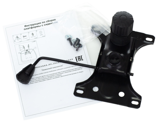 Механизм качания Бюрократ T892 T892/SEATPLATE черный для офис.кресла металл топ-ган