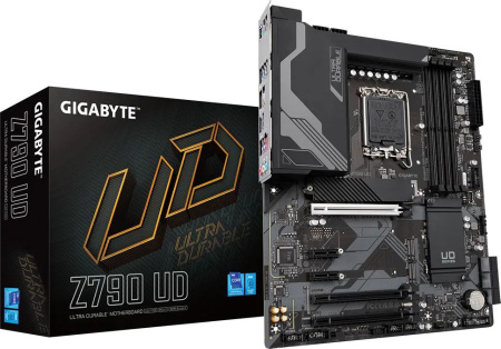 Материнская плата Gigabyte Z790 UD Soc-1700 Intel Z790 4xDDR5 ATX AC`97 8ch(7.1) 2.5Gg RAID+HDMI+DP