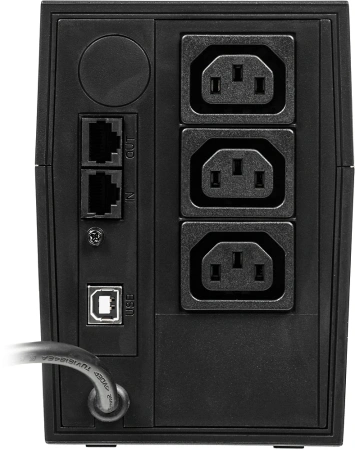 Источник бесперебойного питания Powercom Raptor RPT-600AP 360Вт 600ВА черный