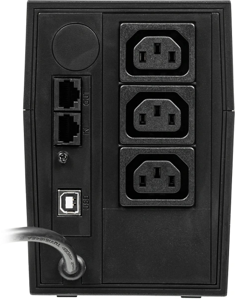 Источник бесперебойного питания Powercom Raptor RPT-600AP 360Вт 600ВА черный