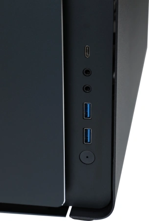 Корпус Azza Cast черный без БП ATX 1x140mm 2xUSB3.0 audio