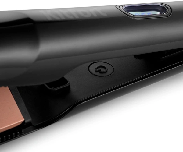 Выпрямитель Kitfort КТ-3225 45Вт черный макс.темп.:230С покрытие:керамическое