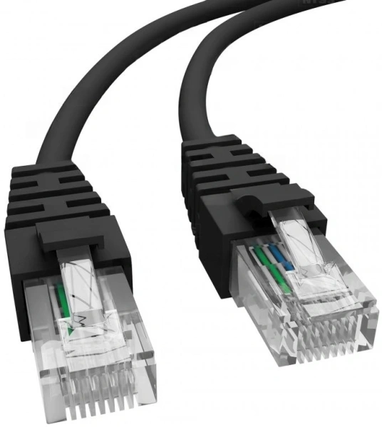 Патч-корд NTSS NTSS-PC-UTP-RJ45-5e-2.0-LSZH-BL NTSS-PC-UTP-RJ45-5E-2.0-LSZH UTP RJ-45 вил.-вилка RJ-45 кат.5E 2м черный LSZH (уп.:1шт) 26AWG