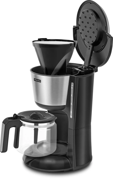 Кофеварка капельная Rondell 1100-RE-01 1000Вт серебристый/черный