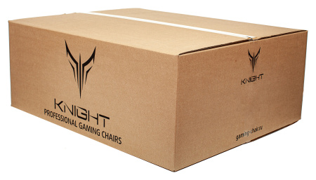 Кресло игровое Knight Neon черный соты эко.кожа с подголов. крестов. металл