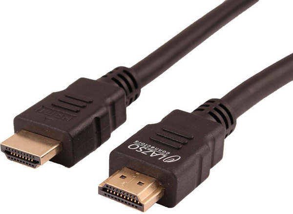 Кабель аудио-видео LAZSO WH-111 HDMI (m)/HDMI (m) 3м. позолоч.конт. черный (WH-111(3M))