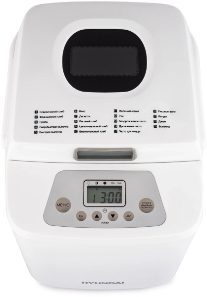 Хлебопечь Hyundai HYBM-1088 500Вт белый