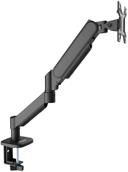 Кронштейн для мониторов ЖК Buro BU-M11 черный 17"-32" макс.10кг крепление к столешнице поворот и нак