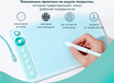 Графический планшет Parblo Intangbo X7 USB Type-C черный