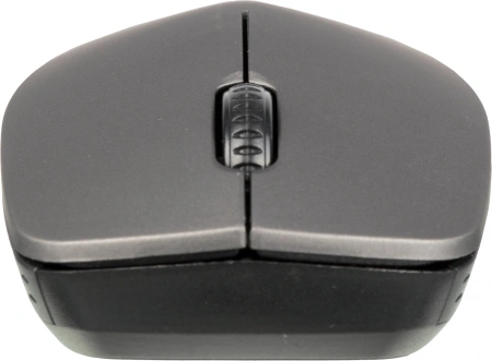Мышь Оклик 486MW черный/серый оптическая (1600dpi) беспроводная USB для ноутбука (3but)