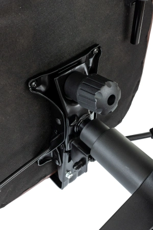 Кресло руководителя Бюрократ T-9950MSG-F коричневый эко.кожа крестов. пластик подст.для ног