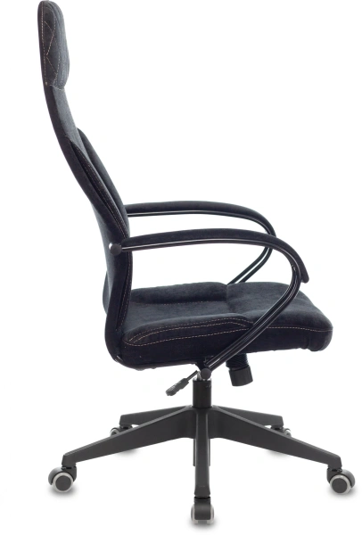 Кресло руководителя Бюрократ CH-608Fabric черный Light-20 крестов. пластик