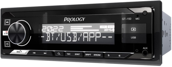 Автомагнитола Prology GT-150 1DIN 4x55Вт v4.2 ПДУ (PRGT150)