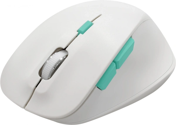 Клавиатура + мышь Defender Cerrato C-978 клав:белый мышь:белый/голубой USB беспроводная Multimedia (45978)