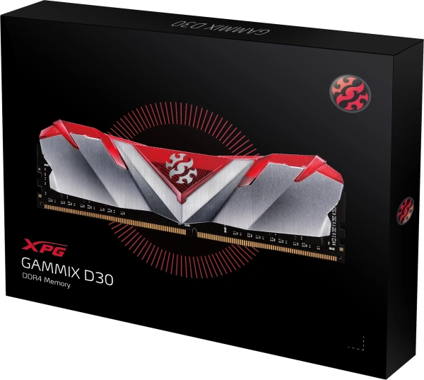 Память DDR4 2x16GB 3200MHz A-Data AX4U320016G16A-DR30 XPG Gammix D30 RTL PC4-25600 CL16 DIMM 288-pin 1.35В kit с радиатором Ret