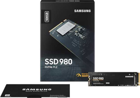 Накопитель SSD Samsung PCI-E 3.0 x4 500Gb MZ-V8V500BW 980 M.2 2280