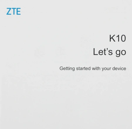 Интернет-центр ZTE K10 10/100TX/4G/3G/LTE cat. 4 белый