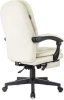 Кресло руководителя Бюрократ CH-868N-BF слоновая кость эко.кожа крестов. пластик подст.для ног