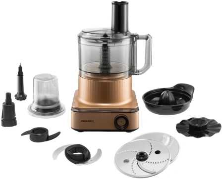Кухонный комбайн Редмонд FP608 1300Вт бронзовый