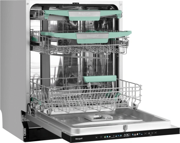 Посудомоечная машина встраив. Weissgauff BDW 6140 Real Touch DC Inverter Timer Floor полноразмерная инвертер