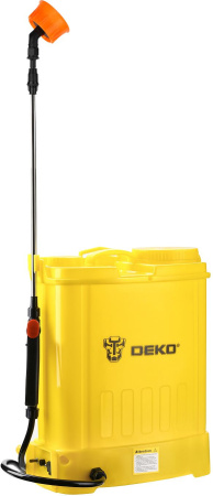 Опрыскиватель Deko DKSP12 аккум. ранц. 14л желтый (065-0951)