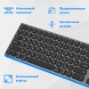 Клавиатура Оклик K867W черный/серый USB беспроводная BT/Radio slim Multimedia (2002130)