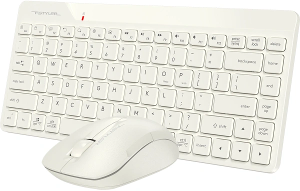 Клавиатура + мышь A4Tech Fstyler FG2200 Air2 клав:бежевый мышь:бежевый USB беспроводная slim (FG2200