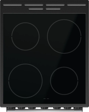 Плита Электрическая Gorenje GEC5B20SG серебристый стеклокерамика (без крышки)