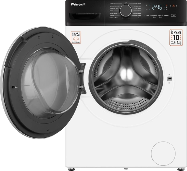 Стиральная машина Weissgauff WM 4627 Touch Inverter Steam класс: A+++ загр.фронтальная макс.:7кг белый
