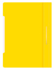 Папка-скоросшиватель Бюрократ Люкс -PSL20YEL A4 прозрач.верх.лист пластик желтый 0.14/0.18