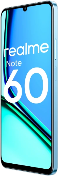 Смартфон Realme RMX3933 Note 60 128Gb 6Gb небесно-голубой моноблок 3G 4G 2Sim 6.74" 720x1600 Android 14 32Mpix 802.11 a/b/g/n/ac GPS GSM900/1800 GSM1900 TouchSc A-GPS microSD