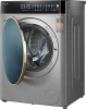Стиральная машина Weissgauff WMD 58411 Direct Drive Inverter Premium Steam Stee класс: B загр.фронтальная макс.:11кг (с сушкой) нержавеющая сталь инвертер