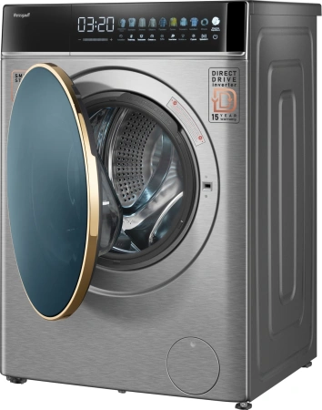 Стиральная машина Weissgauff WMD 58411 Direct Drive Inverter Premium Steam Stee класс: B загр.фронтальная макс.:11кг (с сушкой) нержавеющая сталь инвертер
