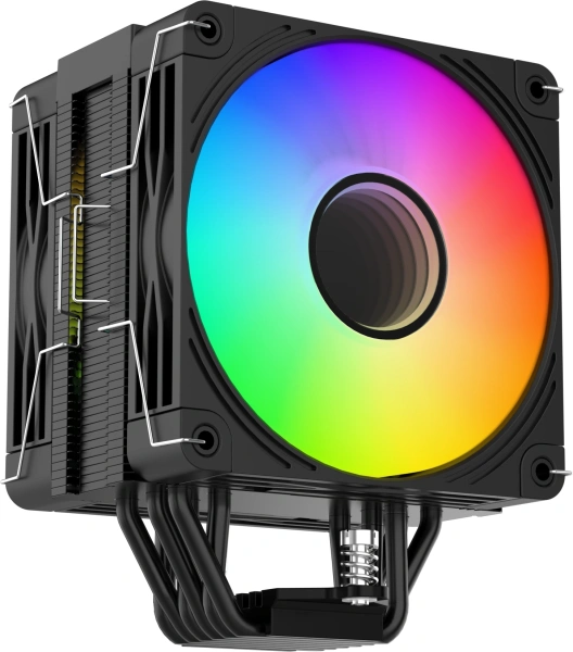 Устройство охлаждения(кулер) Bloody BD-AC230-ARGB1 ARGB Soc-AM5/AM4/1200/1700/1851 черный 4-pin 22-32dB Al+Cu LCD 230W 715gr Ret (BD-AC230-ARGB1-BK)