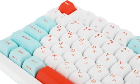 Клавиатура A4Tech Fstyler FS300 механическая белый USB for gamer LED (FS300 PANDA SNORKLENING)