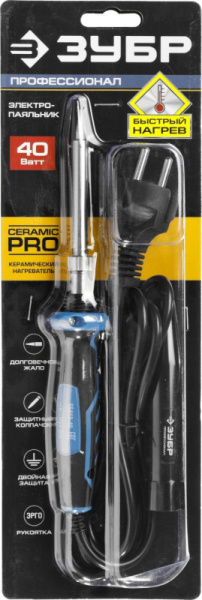 Паяльник Зубр Профессионал 55413-40 электрический 40Вт